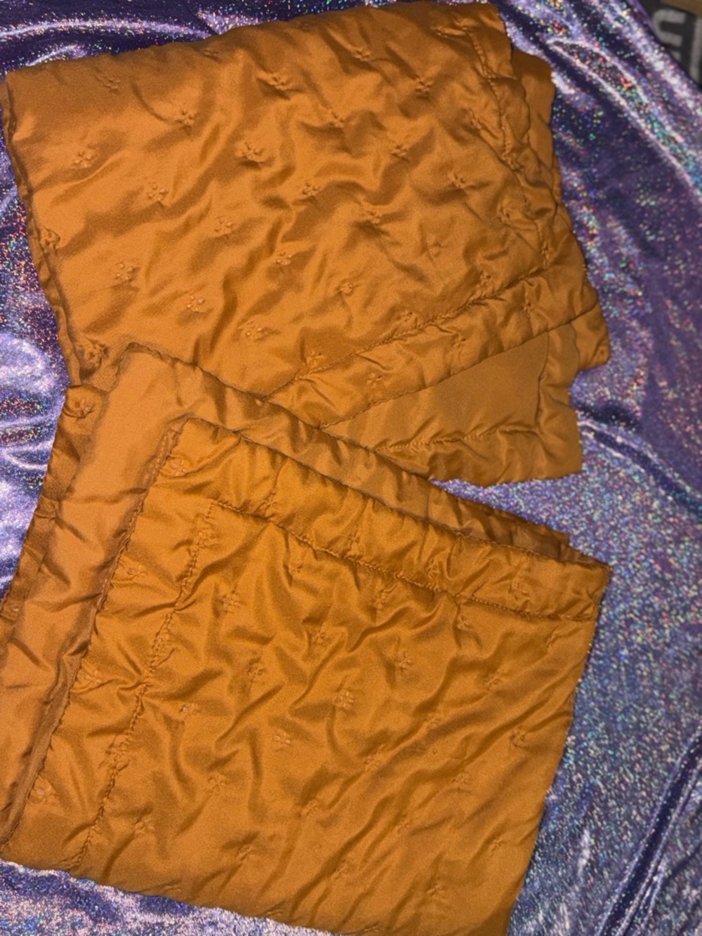 Light Brown Rust Pillow Sham Set